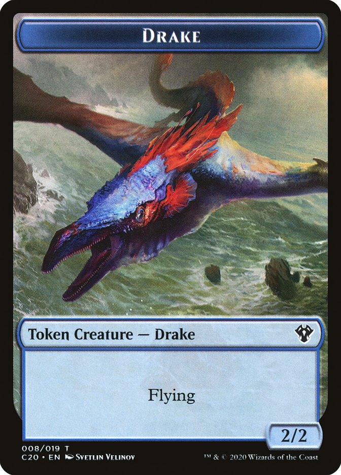 Human Soldier (005) // Drake Double-sided Token [Commander 2020 Tokens] - La Boîte Mystère ( The Mystery Box)
