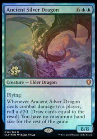 Ancient Silver Dragon [Commander Legends: Battle for Baldur's Gate Prerelease Promos] - La Boîte Mystère ( The Mystery Box)