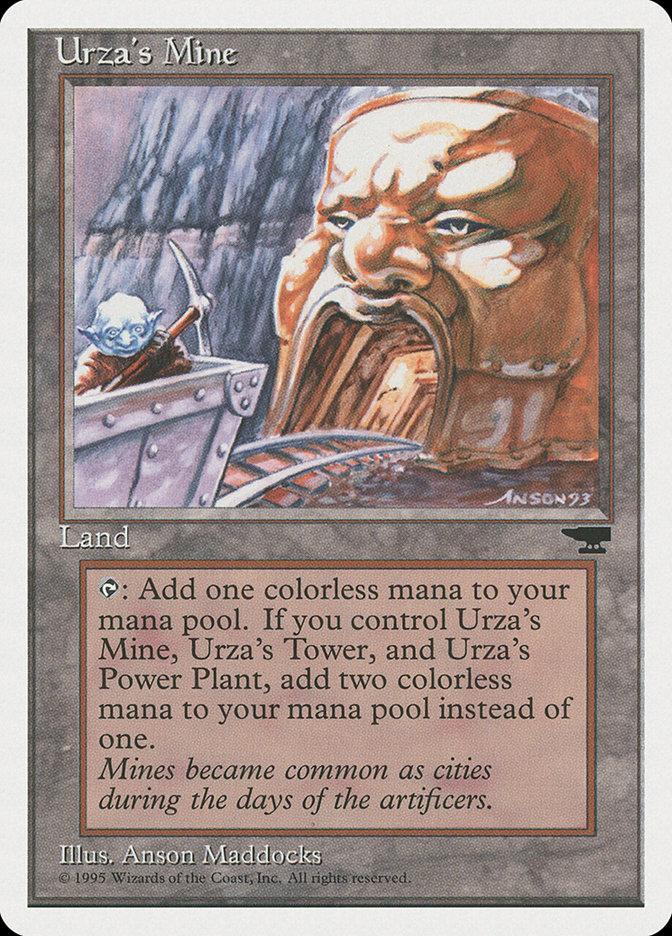 Urza's Mine (Mine Cart Entering Mouth) [Chronicles] - La Boîte Mystère ( The Mystery Box)
