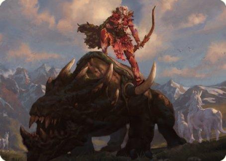 Meria's Outrider Art Card [Dominaria United Art Series] - La Boîte Mystère ( The Mystery Box)