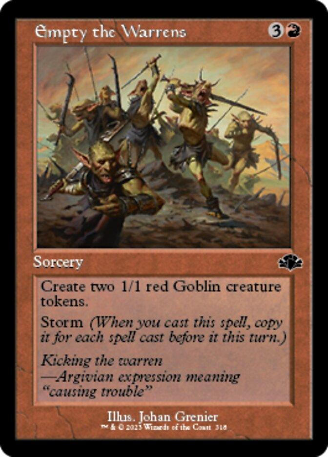Empty the Warrens (Retro) [Dominaria Remastered] - La Boîte Mystère ( The Mystery Box)