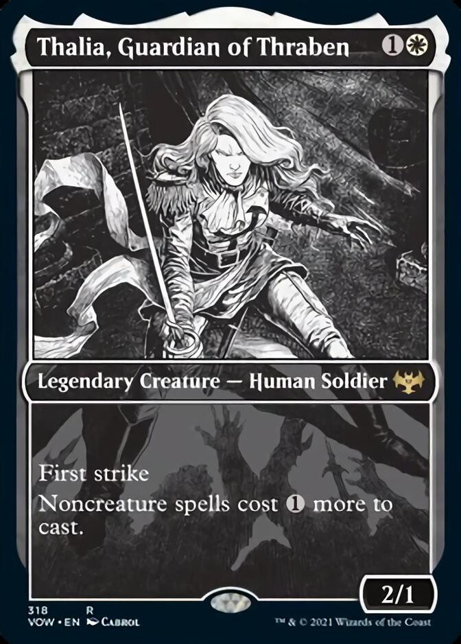 Thalia, Guardian of Thraben (Showcase Eternal Night) [Innistrad: Crimson Vow] - La Boîte Mystère ( The Mystery Box)