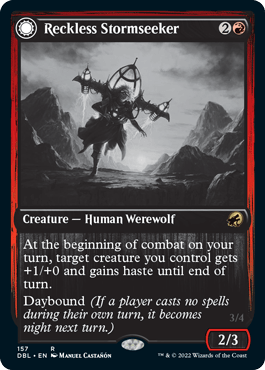 Reckless Stormseeker // Storm-Charged Slasher [Innistrad: Double Feature] - La Boîte Mystère ( The Mystery Box)