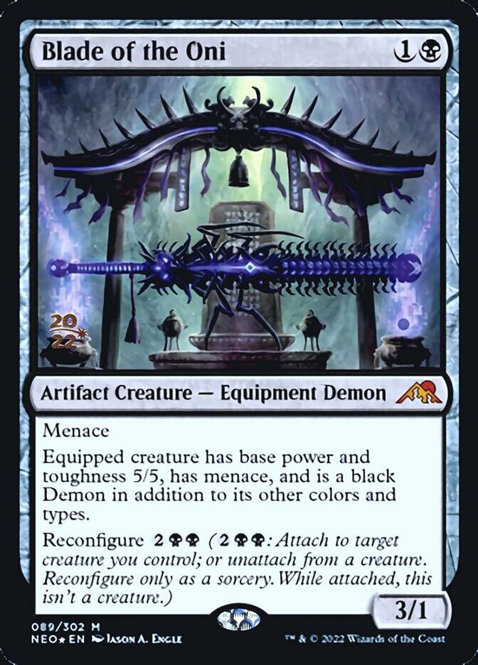 Blade of the Oni [Kamigawa: Neon Dynasty Prerelease Promos] - La Boîte Mystère ( The Mystery Box)