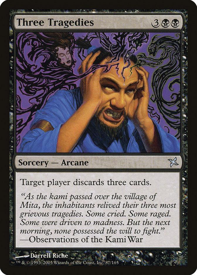 Three Tragedies [Betrayers of Kamigawa] - La Boîte Mystère ( The Mystery Box)