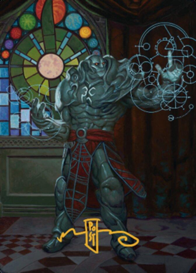 Karn, Living Legacy Art Card 2 (Gold-Stamped Signature) [Dominaria United Art Series] - La Boîte Mystère ( The Mystery Box)