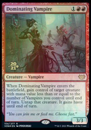 Dominating Vampire [Innistrad: Crimson Vow Prerelease Promos] - La Boîte Mystère ( The Mystery Box)