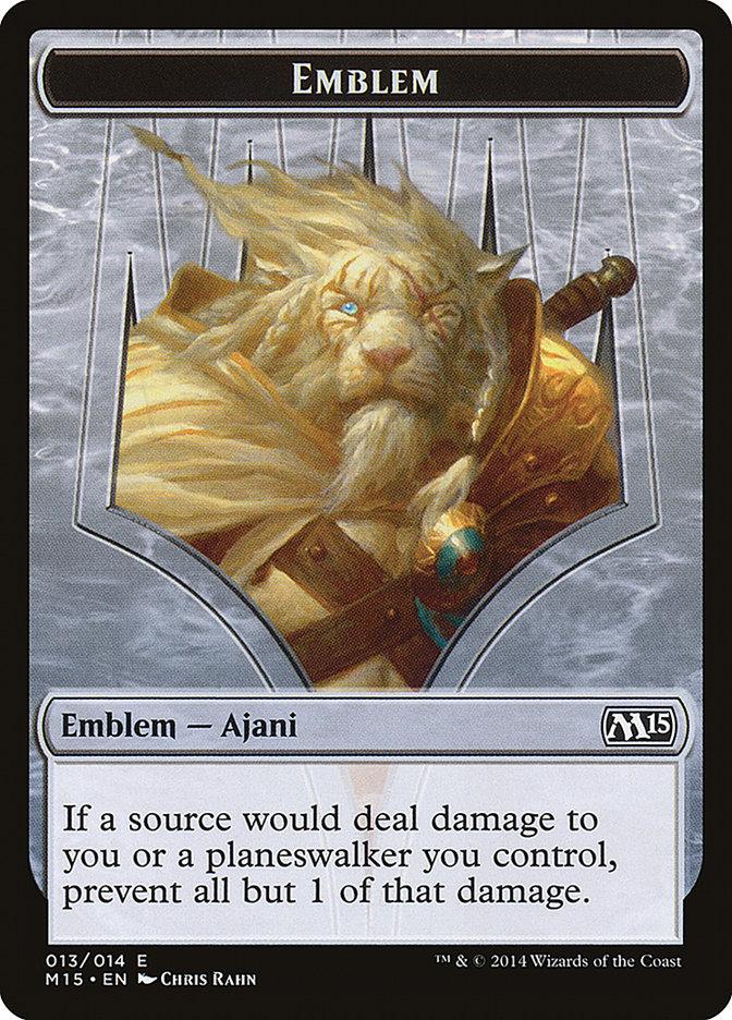 Ajani Steadfast Emblem [Magic 2015 Tokens] - La Boîte Mystère ( The Mystery Box)