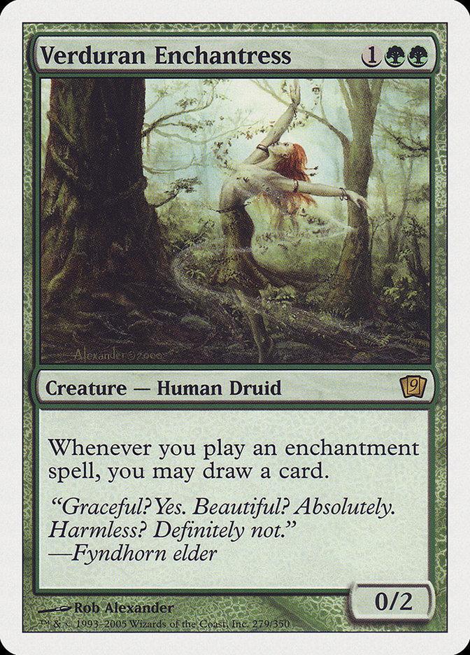 Verduran Enchantress [Ninth Edition] - La Boîte Mystère ( The Mystery Box)