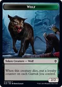 Wolf // Food (17) Double-sided Token [Throne of Eldraine] - La Boîte Mystère ( The Mystery Box)