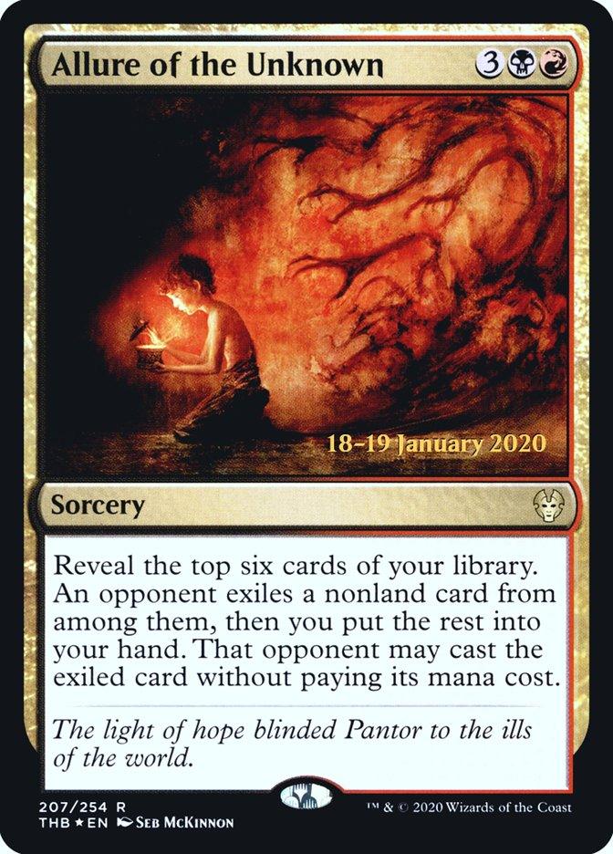 Allure of the Unknown [Theros Beyond Death Prerelease Promos] - La Boîte Mystère ( The Mystery Box)