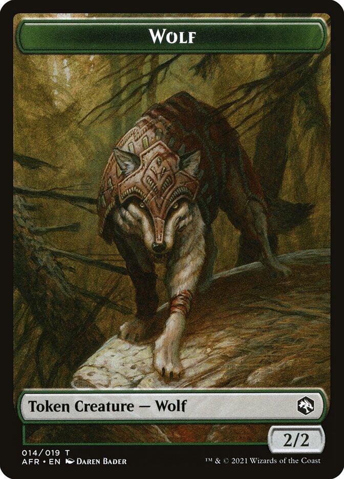 Wolf (014) // Clue (016) Double-sided Token [Challenger Decks 2022 Tokens] - La Boîte Mystère ( The Mystery Box)