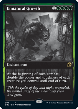 Unnatural Growth [Innistrad: Double Feature] - La Boîte Mystère ( The Mystery Box)