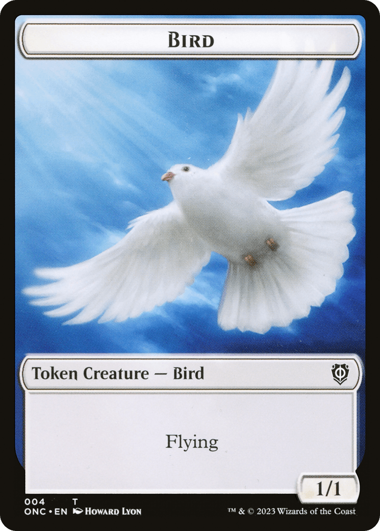 Bird // Cat Double-Sided Token [Phyrexia: All Will Be One Commander Tokens] - La Boîte Mystère ( The Mystery Box)