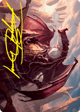 Velomachus Lorehold Art Card (Gold-Stamped Signature) [Strixhaven: School of Mages Art Series] - La Boîte Mystère ( The Mystery Box)