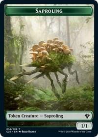 Saproling // Treasure Double-sided Token [Commander 2020] - La Boîte Mystère ( The Mystery Box)