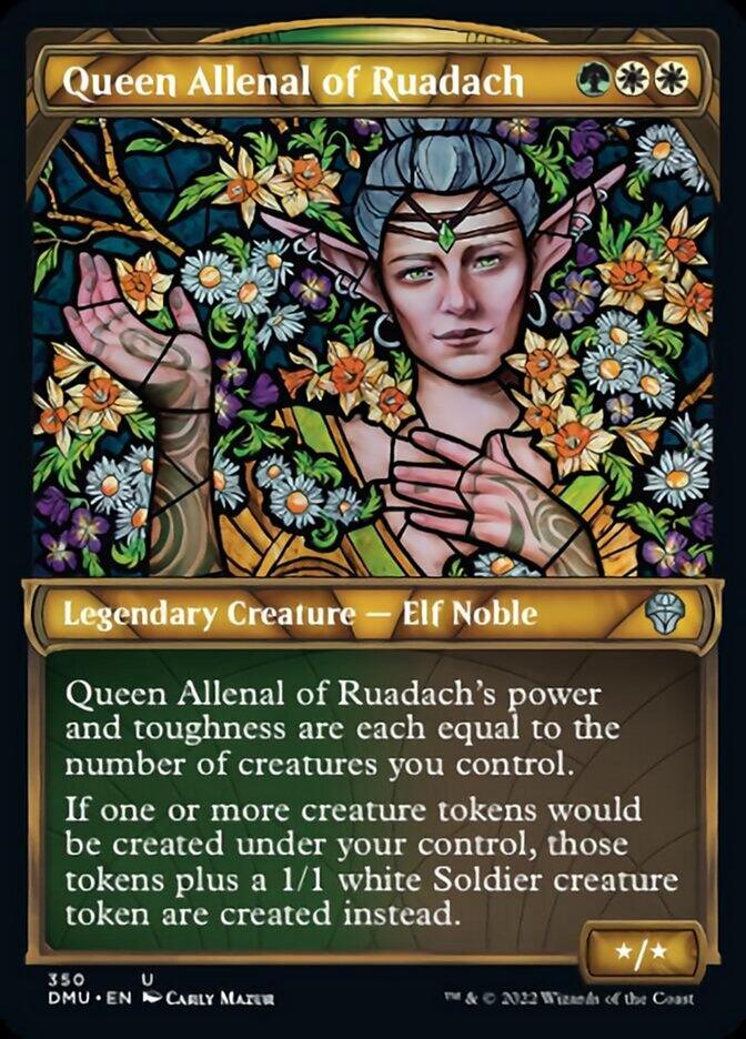 Queen Allenal of Ruadach (Showcase Textured) [Dominaria United] - La Boîte Mystère ( The Mystery Box)
