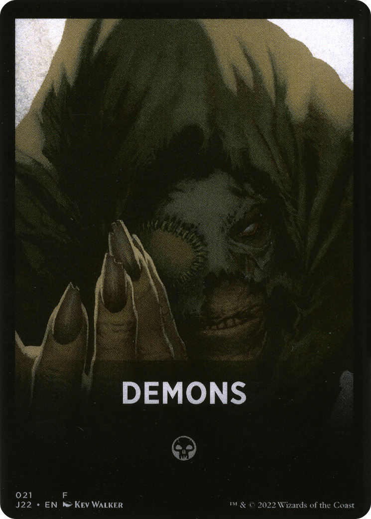 Demons Theme Card [Jumpstart 2022 Front Cards] - La Boîte Mystère ( The Mystery Box)