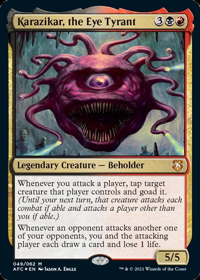 Karazikar, the Eye Tyrant [Dungeons & Dragons: Adventures in the Forgotten Realms Commander] - La Boîte Mystère ( The Mystery Box)