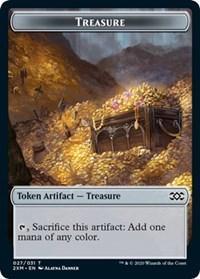 Treasure // Wurm (029) Double-sided Token [Double Masters] - La Boîte Mystère ( The Mystery Box)