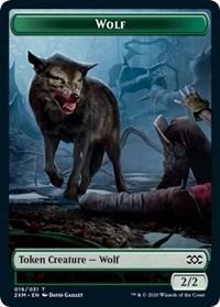 Wolf // Golem Double-sided Token [Double Masters] - La Boîte Mystère ( The Mystery Box)