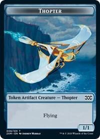 Thopter (008) // Wurm (030) Double-sided Token [Double Masters] - La Boîte Mystère ( The Mystery Box)