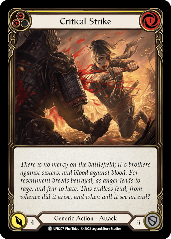 Critical Strike (Yellow) [UPR207] (Uprising) - La Boîte Mystère ( The Mystery Box)