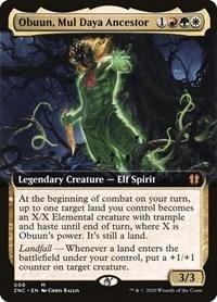 Obuun, Mul Daya Ancestor (Extended Art) [Zendikar Rising Commander] - La Boîte Mystère ( The Mystery Box)