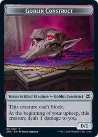 Goblin Construct // Illusion Double-sided Token [Zendikar Rising] - La Boîte Mystère ( The Mystery Box)