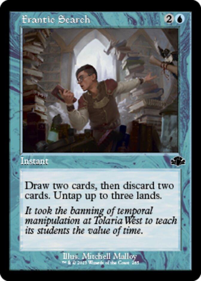 Frantic Search (Retro) [Dominaria Remastered] - La Boîte Mystère ( The Mystery Box)