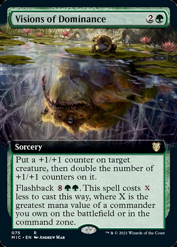 Visions of Dominance (Extended) [Innistrad: Midnight Hunt Commander] - La Boîte Mystère ( The Mystery Box)