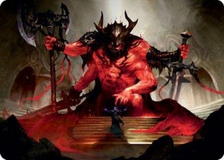 Awaken the Blood Avatar Art Card [Strixhaven: School of Mages Art Series] - La Boîte Mystère ( The Mystery Box)