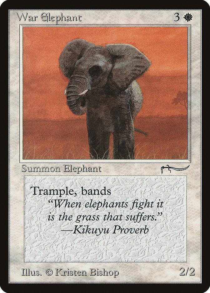 War Elephant (Light Mana Cost) [Arabian Nights] - La Boîte Mystère ( The Mystery Box)