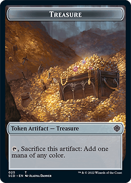 Treasure // Treasure Double-Sided Token [Starter Commander Decks] - La Boîte Mystère ( The Mystery Box)