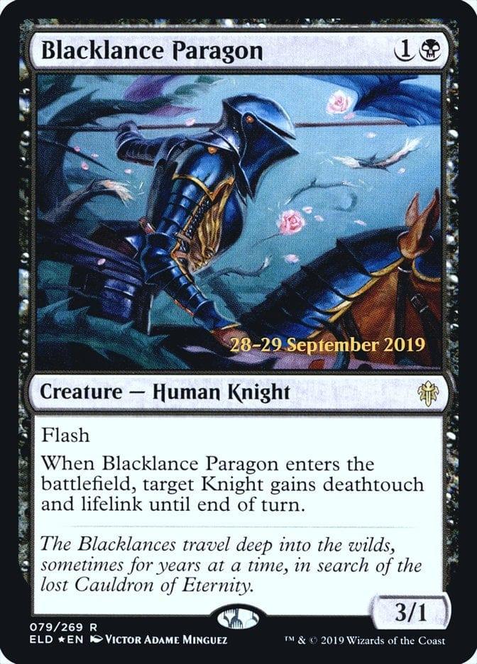 Blacklance Paragon [Throne of Eldraine Prerelease Promos] - La Boîte Mystère ( The Mystery Box)