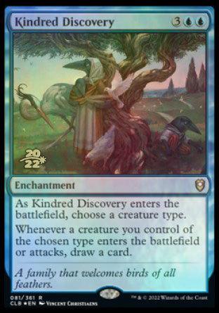 Kindred Discovery [Commander Legends: Battle for Baldur's Gate Prerelease Promos] - La Boîte Mystère ( The Mystery Box)