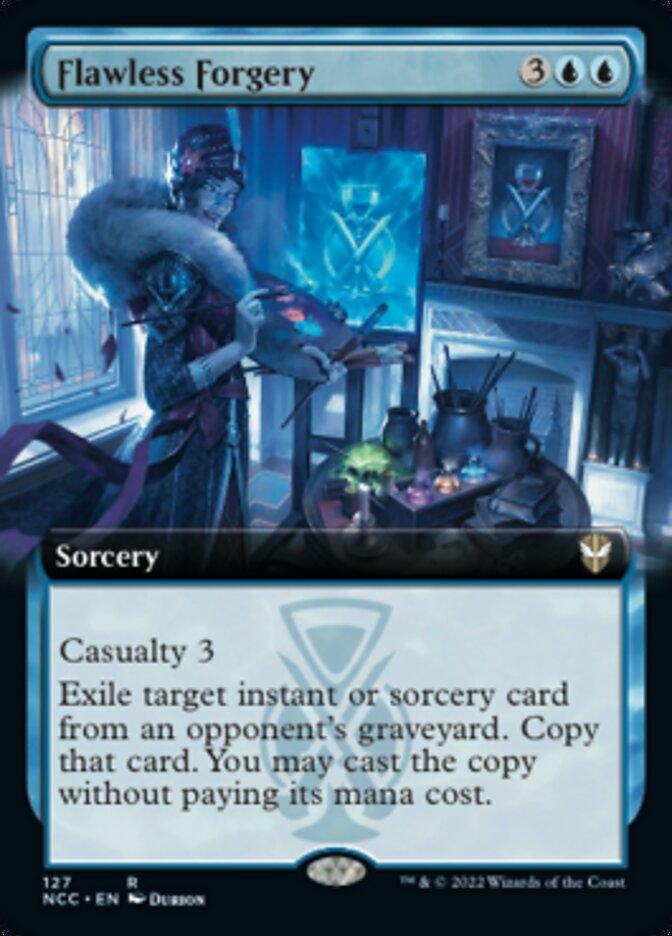 Flawless Forgery (Extended Art) [Streets of New Capenna Commander] - La Boîte Mystère ( The Mystery Box)