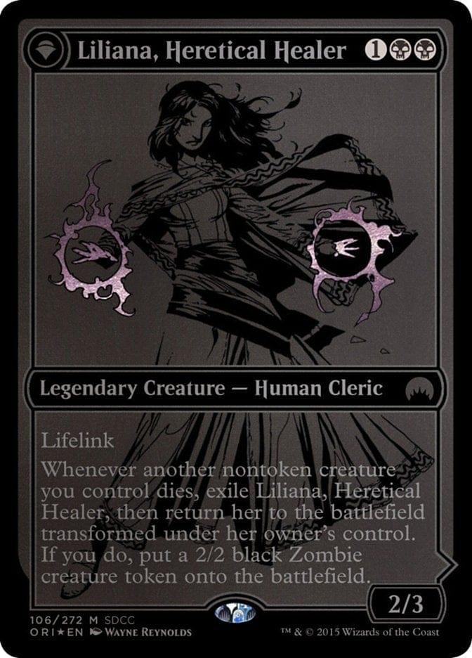 Liliana, Heretical Healer // Liliana, Defiant Necromancer [San Diego Comic-Con 2015] - La Boîte Mystère ( The Mystery Box)