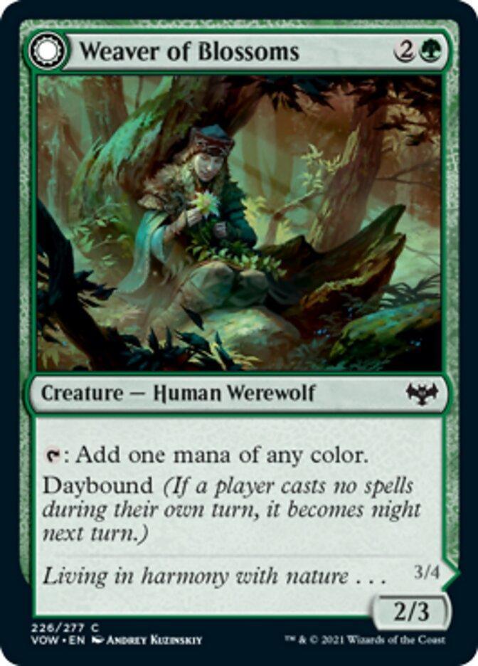 Weaver of Blossoms // Blossom-Clad Werewolf [Innistrad: Crimson Vow] - La Boîte Mystère ( The Mystery Box)