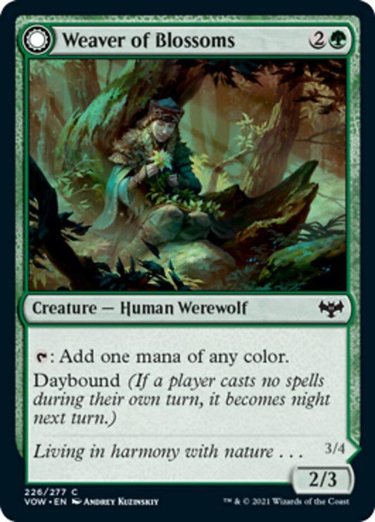 Weaver of Blossoms // Blossom-Clad Werewolf [Innistrad: Crimson Vow] - La Boîte Mystère ( The Mystery Box)