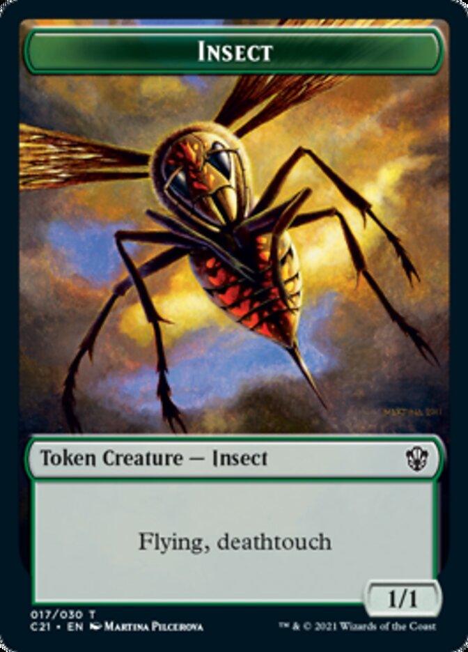 Beast (011) // Insect Token [Commander 2021 Tokens] - La Boîte Mystère ( The Mystery Box)