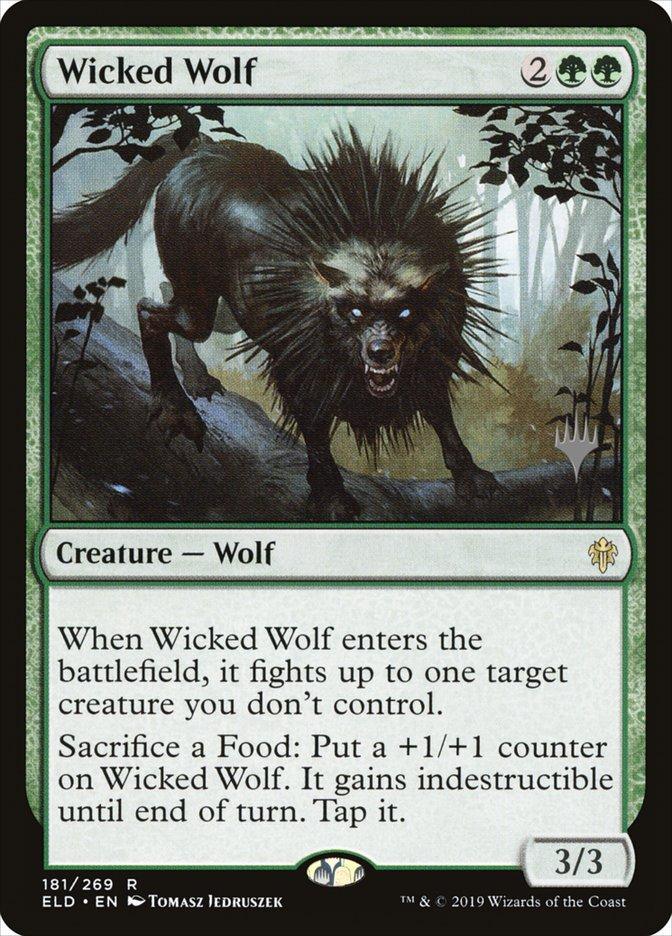 Wicked Wolf (Promo Pack) [Throne of Eldraine Promos] - La Boîte Mystère ( The Mystery Box)