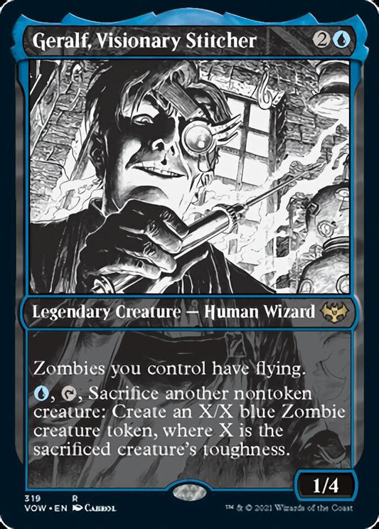 Geralf, Visionary Stitcher (Showcase Eternal Night) [Innistrad: Crimson Vow] - La Boîte Mystère ( The Mystery Box)