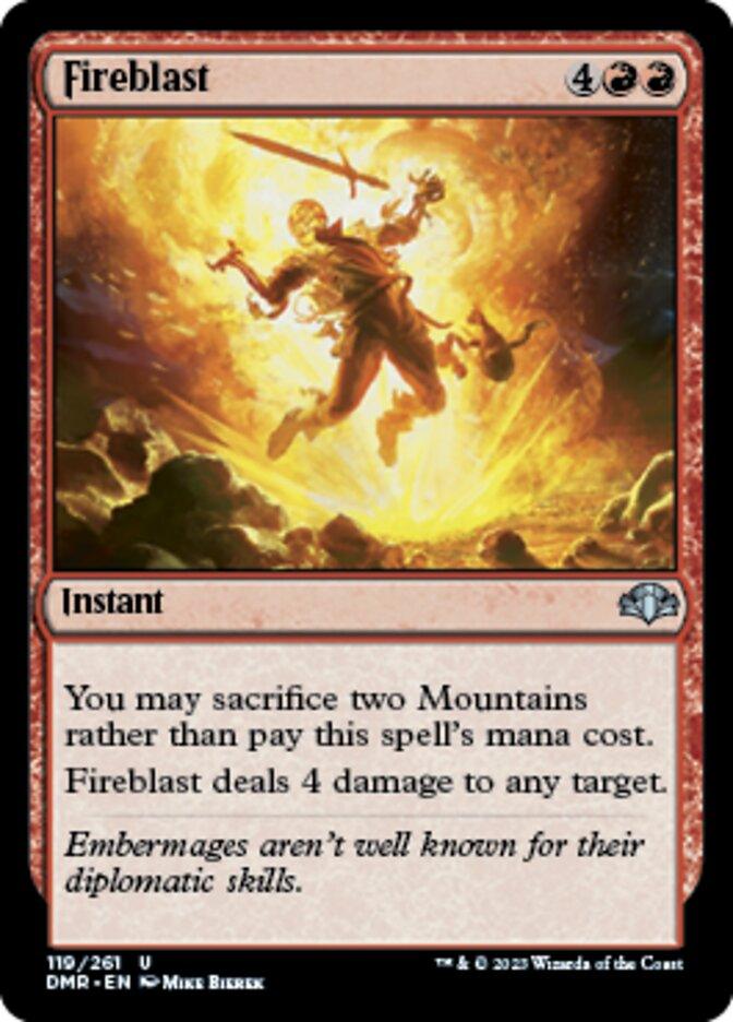 Fireblast [Dominaria Remastered] - La Boîte Mystère ( The Mystery Box)