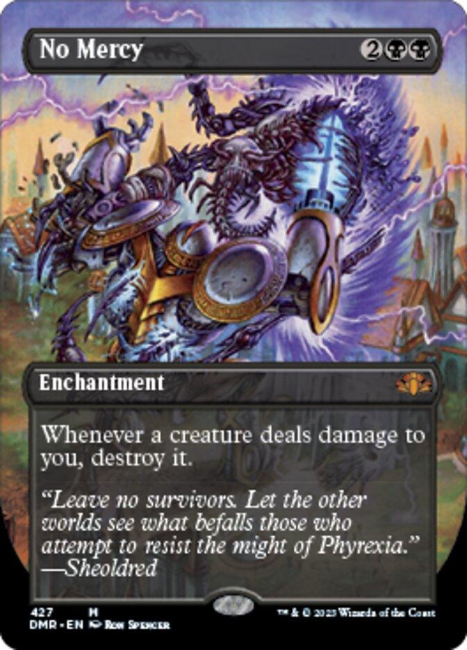 No Mercy (Borderless Alternate Art) [Dominaria Remastered] - La Boîte Mystère ( The Mystery Box)