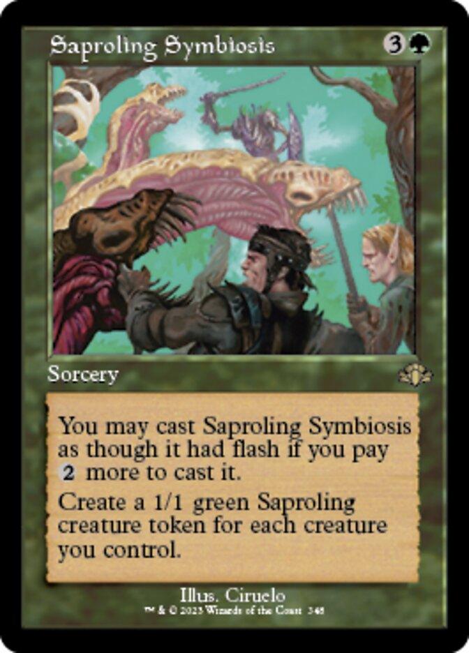 Saproling Symbiosis (Retro) [Dominaria Remastered] - La Boîte Mystère ( The Mystery Box)