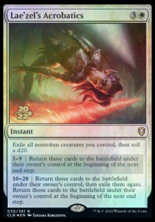 Lae'zel's Acrobatics [Commander Legends: Battle for Baldur's Gate Prerelease Promos] - La Boîte Mystère ( The Mystery Box)