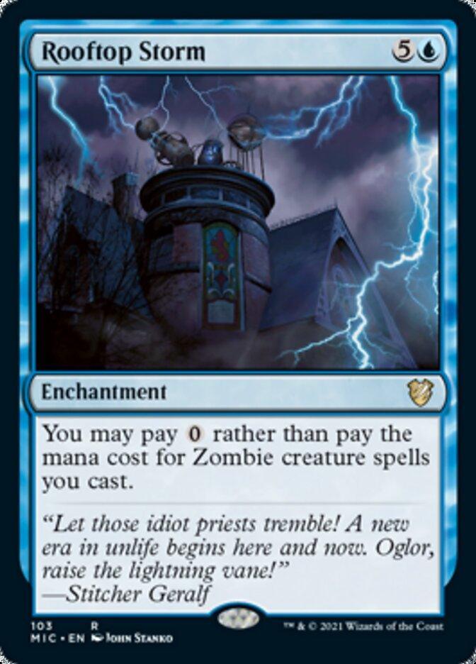 Rooftop Storm [Innistrad: Midnight Hunt Commander] - La Boîte Mystère ( The Mystery Box)