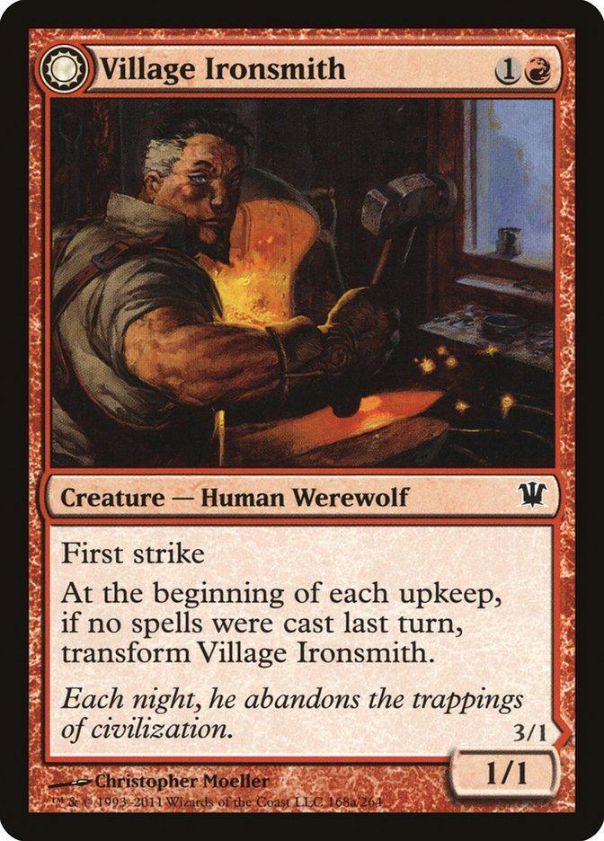 Village Ironsmith // Ironfang [Innistrad] - La Boîte Mystère ( The Mystery Box)
