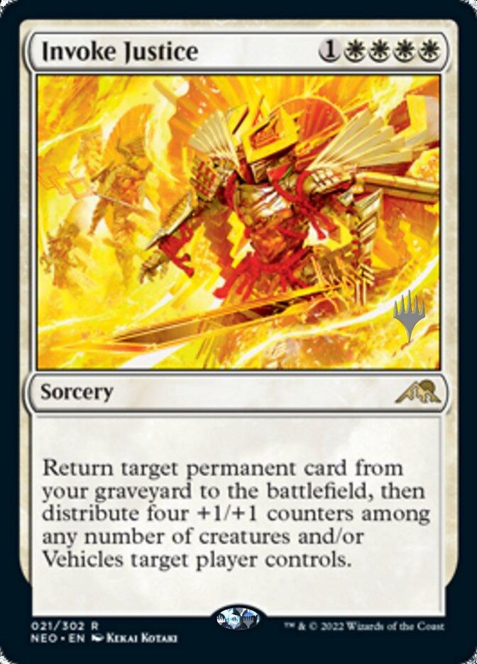 Invoke Justice (Promo Pack) [Kamigawa: Neon Dynasty Promos] - La Boîte Mystère ( The Mystery Box)